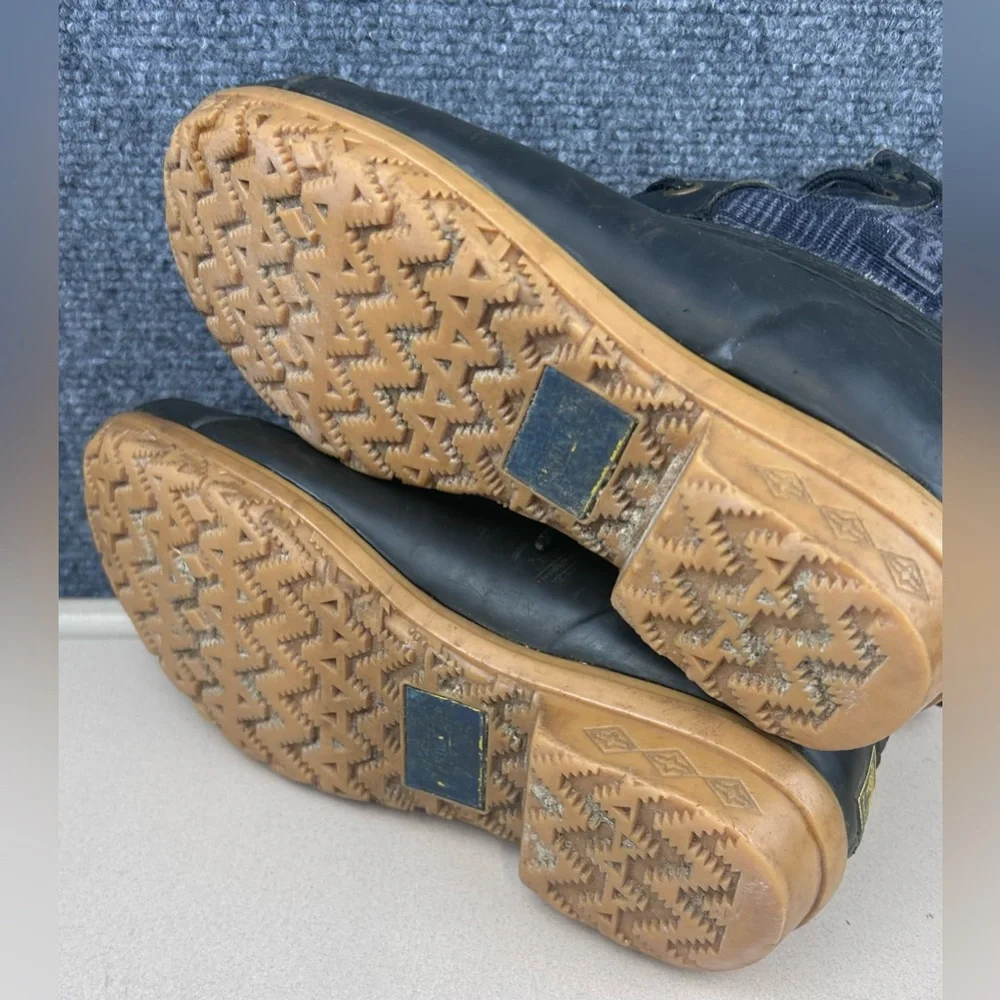 Pendleton Heritage Women’s Duck Boots Western Print Size 6